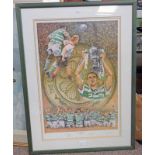 LIMITED EDITION CELTIC 1995 PRINT BY SENGA MURRAY,