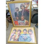 THE BEATLES 'SGT PEPPERS LONELY HEARTS CLUB BAND ' PHOTOMSAIC BY ROBERT SILVERS 49 X 81 CM &