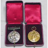 2 1914-18 MEDALS AWARDED TO 2ND LIEUTENANT A E GRIEVE
