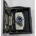 UNMARKED CAMERA BODY WITH N-24 1:3,5 F=10,5CM LENS,
