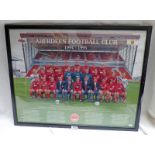 ABERDEEN FOOTBALL CLUB 1994-1995 SEASON PHOTOGRAPH SIGNED OVERALL SIZE 56 X 73CM