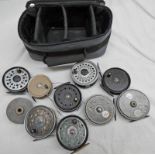 SELECTION OF J W YOUNG REELS TO INCLUDE CONDEX, PRIDEX,