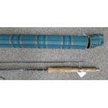 HARDY GRAPHITE DE-LUXE #6/7 32 PIECE ROD IN HARDY ROD BAG WITH TARTAN COLOURED ROD TUBE (TIP OF