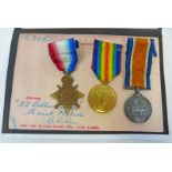 1914-15 STAR, BRITISH WAR AND VICTORY MEDALS TO 2ND LIEUTENANT J.