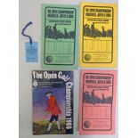SELECTION OF GOLF COLLECTIBLES TO INCLUDE MUIRFIELD 1966 OFFICIAL PROGRAMME,