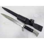 GERMAN THIRD REICH M39 SHORT PARADE BAYONET WITH 24.