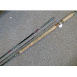 GREYS OF ALNWICK "THE FALLODEN" THREE PIECE GRAPHITE SALMON FLY ROD #10,