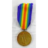 WW1 VICTORY MEDAL WITH RIBBON TO A 21162 PNR.J. HOWARD R.E.