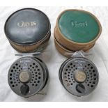 TWO ORVIS BATTENKILL DISC 7/8 REEL WITH CASES -2-