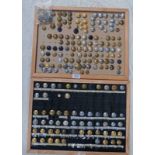 A GOOD SELECTION OF BUTTONS TO INCLUDE, AIR TRAINING CORPS, EDINBURGH FIRE BRIGADE,