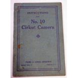 INSTRUCTION BOOKLET FOR NO 10 CIRKUT PANORAMIC CAMERA