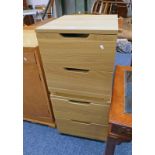 PAIR EARLY 21ST CENTURY 2 DRAWER BEDSIDE CHESTS