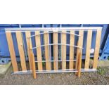 PINE & METAL SINGLE BED FRAME