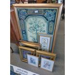 SELECTION OF GILT FRAMED PICTURES