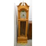 31 DAY LONGCASE CLOCK WITH REEDED COLUMNS