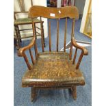 19TH CENTURY CHILDS ROCKING CHAIR