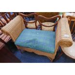 WICKER WINDOW SEAT