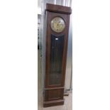OAK CASED EARLY 20TH CENTURY LONG CASE CLOCK IN THE ARTS & CRAFTS STYLE