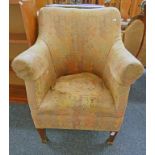 20TH CENTURY UPHOLSTERED ARMCHAIR
