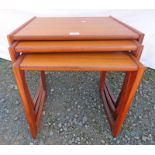 20TH CENTURY TEAK NEST OF TABLES