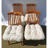 SET OF 4 LATE 20TH CENTURY SPAR BACK DINING CHAIRS