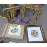 TWO GILT PICTURE FRAMES AND A SELECTION OF FRAMED PRINTS Condition Report: Frame