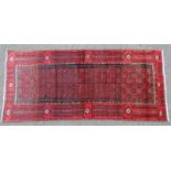 PERSIAN BALUCHI TRIBAL RUG 220 X 100CM