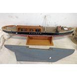 TWO MODEL SHIPS,