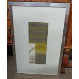 FRAMED PICTURE BY TAMBO DESIGN - 51 X 21 CMS