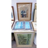 4 FRAMED PRINTS, PHOTOGRAPHS, ETC TO INCLUDE 'A GUID GANGIN PLEA' PRINT BY W KERR,