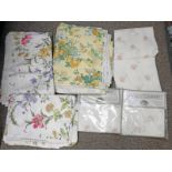 WHITE & YELLOW LAURA ASHLEY FABRICS,