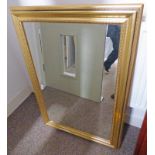 GILT FRAMED RECTANGULAR MIRROR 60 X 90 CM