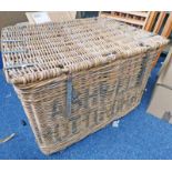 WICKER HAMPER 60CM TALL