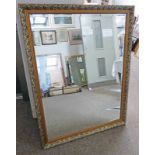 GILT FRAMED RECTANGULAR MIRROR,