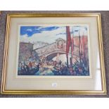 FRANK BRANGWYN RIALTO BRIDGE,