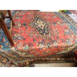 PERSIAN SOROKA VILLAGE CARPET FLORAL PATTERN 300 X 203CM Condition Report: Some