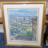 MCINTOSH PATRICK VIEW FROM EDINBURGH SIGNED IN PENCIL,