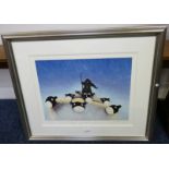 MACKENZIE THORPE BLUE SKY OVER WINTER SIGNED IN PENCIL, 118/850 C.O.