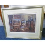 MCINTOSH PATRICK THE ARTISTS STUDIO SIGNED IN PENCIL, 378/495 C.O.