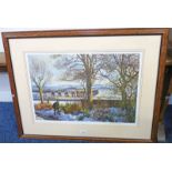 MCINTOSH PATRICK CLEARING THE SPRING SNOWS SIGNED IN PENCIL,
