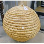 WICKER BASKET WITH LIFT UP LID 45 CM TALL