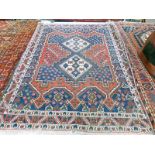 MIDDLE EASTERN RUG - 130 X 102 CM