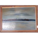 RALPH A STEPHEN MONTROSE SIGNED FRAMED OIL PAINTING 60 X 90 CM