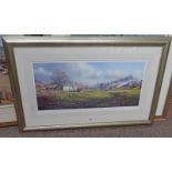 REX N PRESTON TRANQUIL WOOD FRAMED ARTIST PROOF 30 X 61 CM