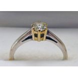 18CT GOLD DIAMOND SOLITAIRE RING, APPROX 0.24 CARATS Condition Report: Weight: 2.