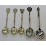 SELECTION OF SCOTTISH IONA SILVER SPOONS BY JAMES COLLIE & IAIN MCCORMICK Condition