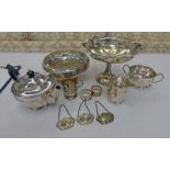 3 PIECE SILVER PLATED TEASET,