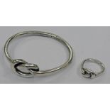 925 SILVER CELTIC KNOT BRACELET & MATCHING RING