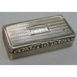 SILVER SNUFF BOX WITH GILDED INTERIOR BIRMINGHAM 1836 6.