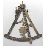 SILVER SEXTANT DECORATED WITH NIELLO WORK & DOLPHIN,